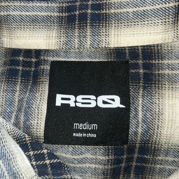 RSQ Men’s Flannel (Medium) - Picture 4 of 6